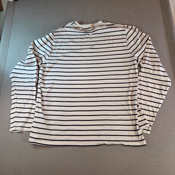 Abercrombie & Fitch Women’s XXL Striped Cotton Crewneck Long Sleeve Sweater - Picture 2 of 12